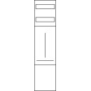 Hager ZU32A Einbausatz universZ 1050mm 1ZP 1-feldig