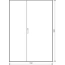 Hager FG25LD Schrank univers IP54 SKI 1900x1350x400mm