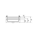 Hager UD21A1 Baustein universN 300x250mm für...