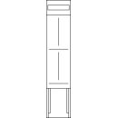 Hager ZU41L Einbausatz universZ 1200mm 2ZP 1-feldig