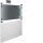 Hager UD33C1 Baustein universN 450x750mm mit Montageplatte