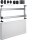 Hager UD23A1 Baustein universN 300x750mm für Reihenklemme