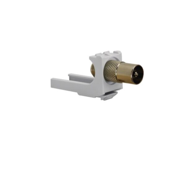 Hager VZ317FS KOAX Modul E-Dat-Format IEC-Stecker