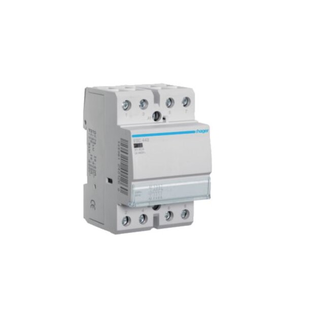 Hager ESC443 InstallationsSchütz 40A 3S+1Ö 230V