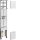 Hager ZH53X1 KF 1ZP RES universZ H 1350mm 1-feldig