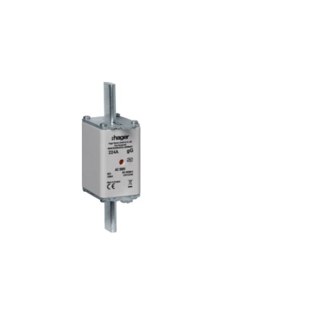 Hager LNH1224M NH-Sicherung NH1 gG 500V 224A K-Melder