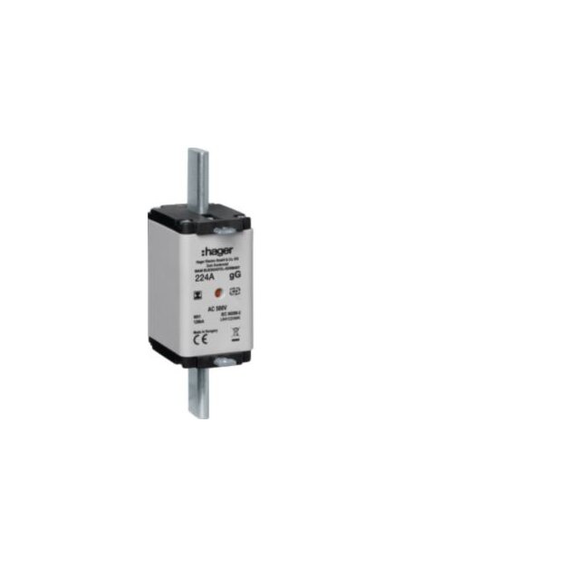 Hager LNH1224MK NH-Sicherung NH1 gG 500V 224A Iso-Griff