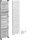 Hager ZU37RFZ5APZ2 RFZ-Feld universZ H1050mm 5-reihig mit APZ