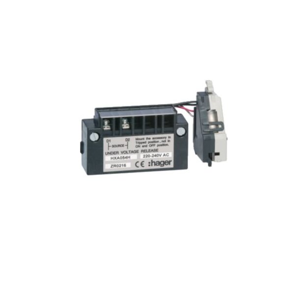 Hager HXA054H U-Auslöser verz x160-x250 220-240VAC