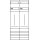 Hager ZK33Q3N KF universZ 2ZP 3P H1050mm 2-feldig