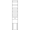 Hager ZU54ME Einbausatz eHZ Höhe 1350mm 1-feldig