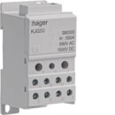 Hager KJ02G Verteilerblock 500A 1-polig für Flachkupfer