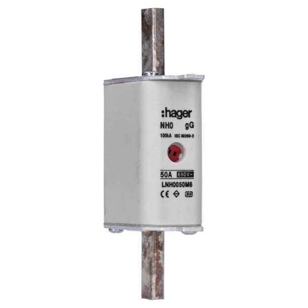 Hager LNH0050M6 NH-Sicherung NH0 gG 690V 50A K-Melder