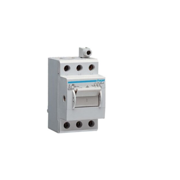 Hager SH363K Kompaktschalter 63A 3S 400V AC ZK 2,5-polig LE