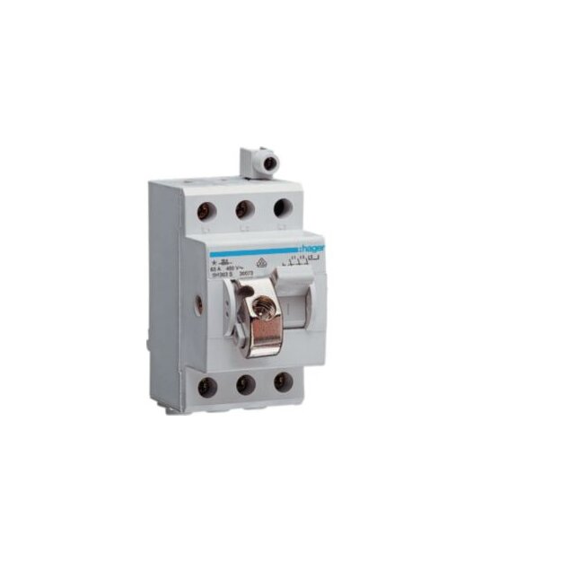 Hager SH363S Kompaktschalter 63A 3S 400V AC sp 2,5-polig LE