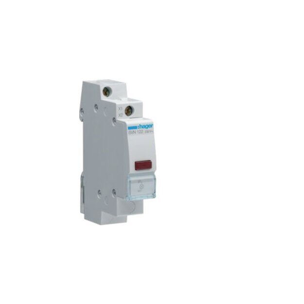 Hager SVN122 LED Leuchtmelder Rot 230V AC 1-polig LE