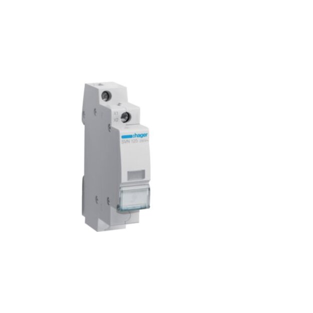 Hager SVN125 LED Leuchtmelder Klar 230V AC 1-polig LE
