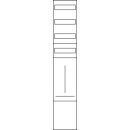 Hager ZU54AS Einbausatz universZ 1350mm 1ZP 1-feldig