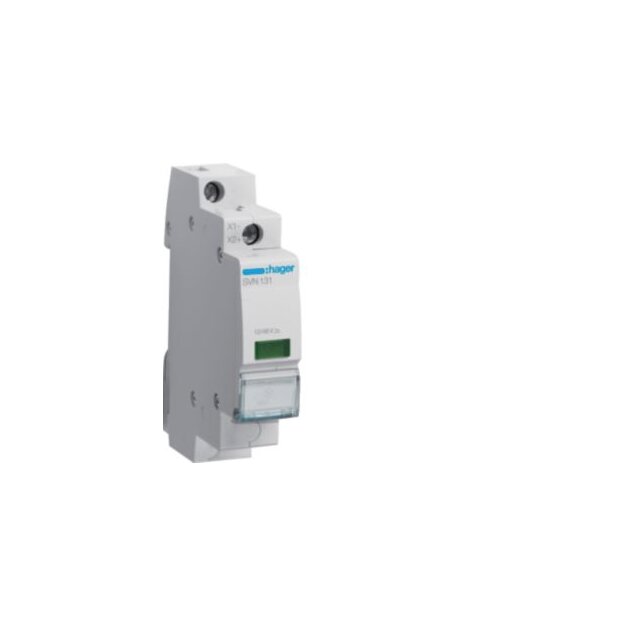 Hager SVN131 LED Leuchtmelder Grün 12+48V AC+DC 1-polig LE