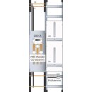 Hager UF52W2N Wandler-Komplettfeld univers 1350mm 2-feldig