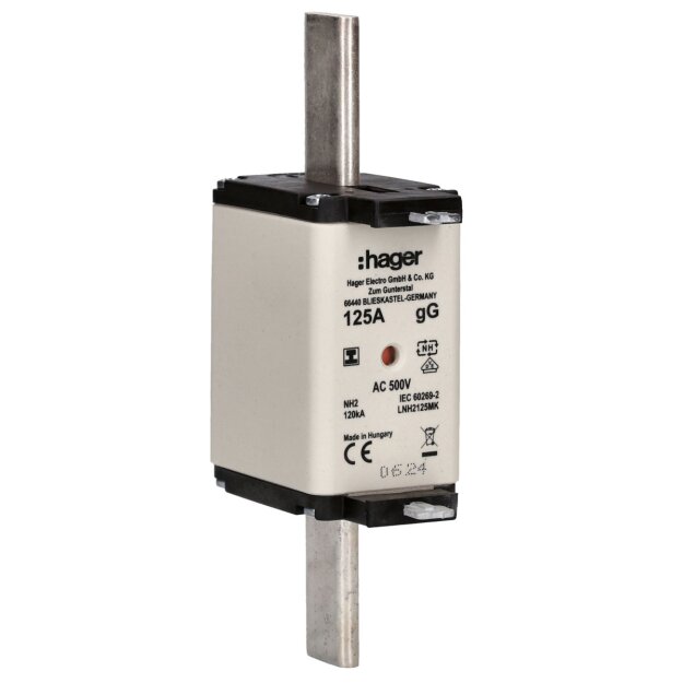 Hager LNH2125MK NH-Sicherung NH2C gG 500V 125A Iso-Griff