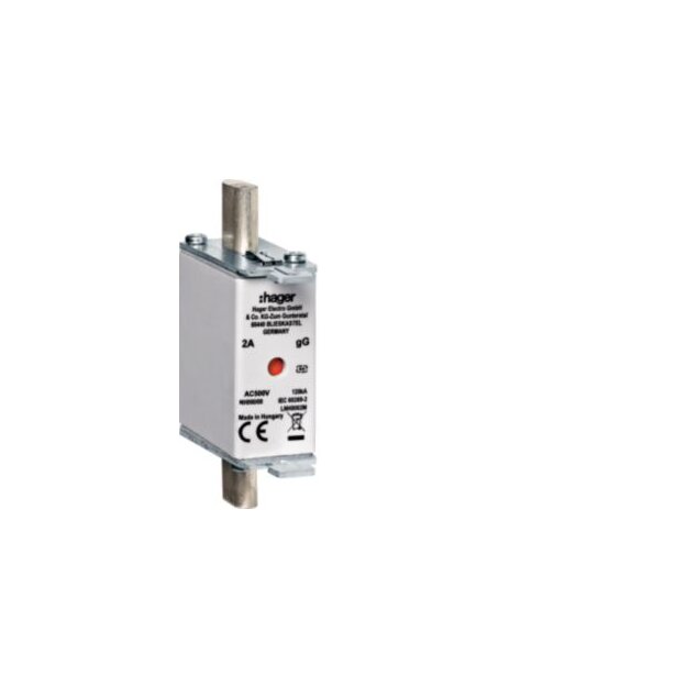 Hager LNH0100M NH-Sicherung NH000 gG 500V 100A K-Melder