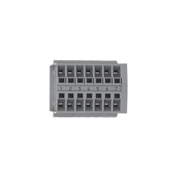 Hager KT07A Steuerleitungsklemme 7x2,5mm² 2-fach TS35