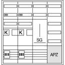 Hager ZB34SEQ29EN KS universZ 2ZP SG BKE-I APZ H1100mm...