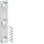Hager LVZ00DA185-185 Doppeladapter 2xNH00/185mm auf 185mm SaS