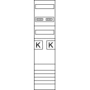Hager ZH3EF12 KF universZ 2ZP BKE-I H1050mm 1-feldig