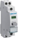 Hager SVN463 Druckschalter 16A 2S 12V AC LM Grün...
