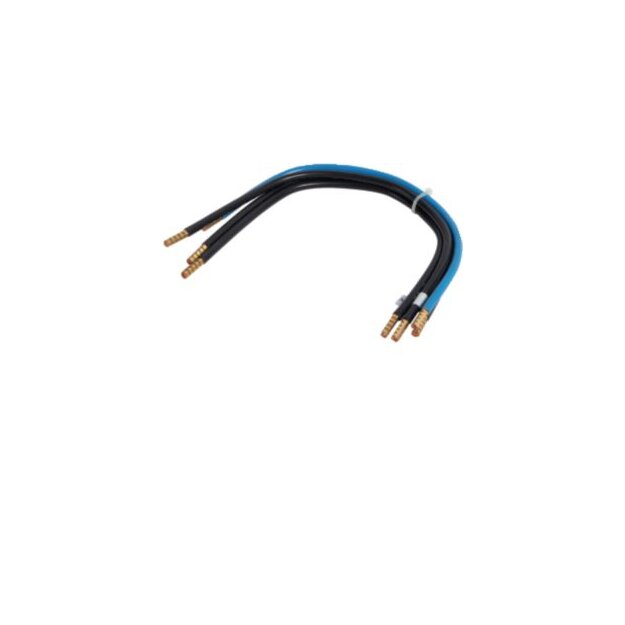 Hager N81R VERBINDUNGSLEITUNGEN 4x10qmm Schwarz/Blau 375mm