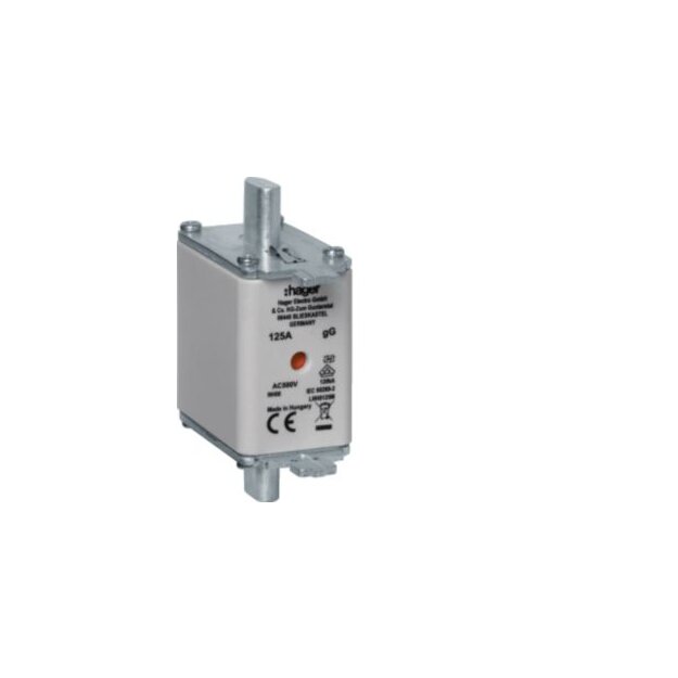 Hager LNH0125M NH-Sicherung NH00 gG 500V 125A K-Melder