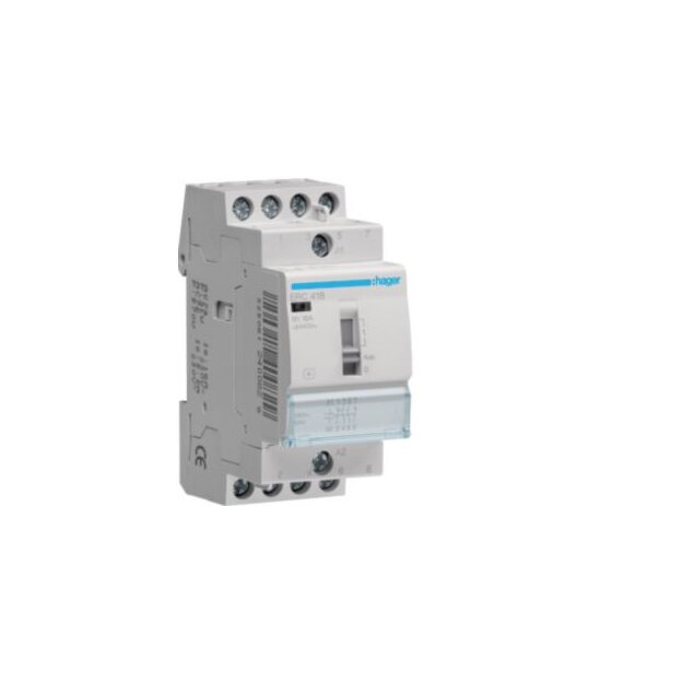 Hager ERC418 Installationsrelais 16A 2S+2Ö 230V