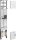 Hager ZH54C1N KF 1ZP SG universZ H 1350mm 1-feldig