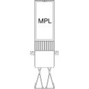 Hager ZAL142P Verteilersäule Baureihe 142 mit MP