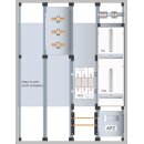Hager ZAW132HH1 Wandlermessschrank bis 250A TN-S Netz