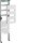 Hager UM71M3 EBS 250x1050 für Feldvert AP Media 3-reihig /4MP