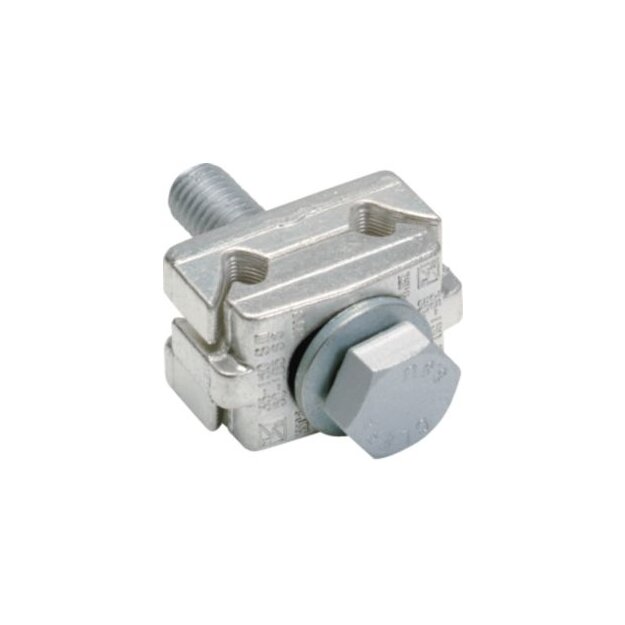 Hager ZAY44631 Doppel-Schalenklemme mit Anschlussschraube M12x55