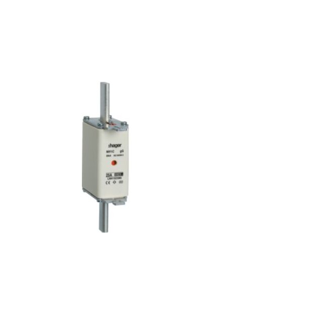Hager LNH1025M6 NH-Sicherung NH1C gG 690V 25A K-Melder