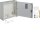 Hager ZB012W Sockelschrank IP54 SKII 500x550x205