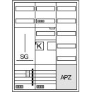 Hager ZB33SET15LS KS 1ZP RES SG VF 5-reihig APZ eHZ...