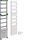 Hager ZU48VT6APZ2 VF universZ H 1200mm 6-reihig 1-feldig mit APZ