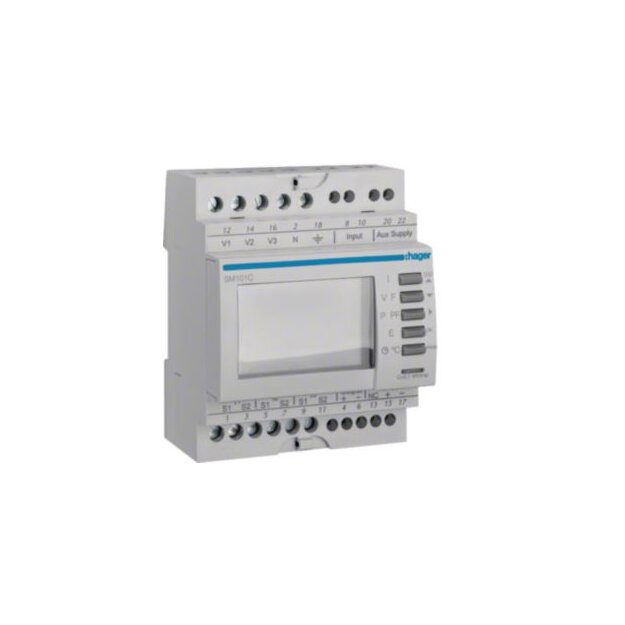 Hager SM101C Multimessgerät 3-phasig Wandler RS485