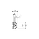 Hager UE11E0 Baustein universN 150x250mm für SaS 60mm