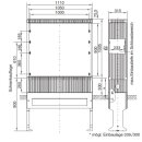 Hager ZAL64U KVS für universN HxBxT 1005x1110x315