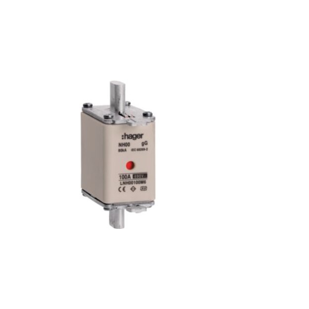 Hager LNH00100M6 NH-Sicherung NH00 gG 690V 100A K-Melder