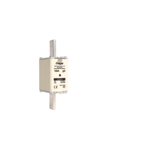 Hager LNH1160M6 NH-Sicherung NH1 gG 690V 160A K-Melder