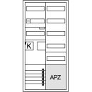 Hager ZB32SEH15LS KS 1ZP RES VF 5-reihig APZ eHZ...
