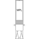 Hager ZAL162P Verteilersäule Baureihe 162 mit MP